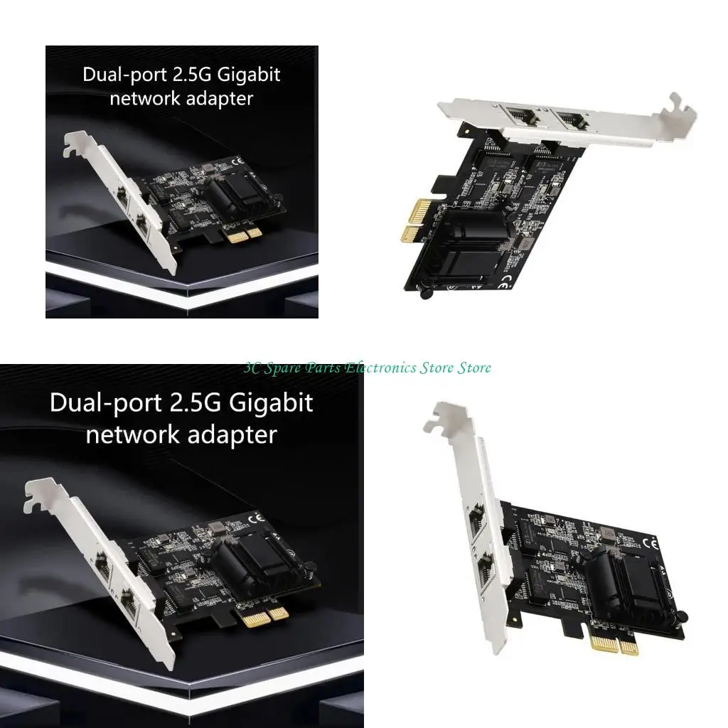 

SZ Gigabit Ethernet Card PCIE TO RJ45 Desktop RTL8125B Сеть 10/100/100/25000 Мбит/с Gigabit Ethernet для ПК