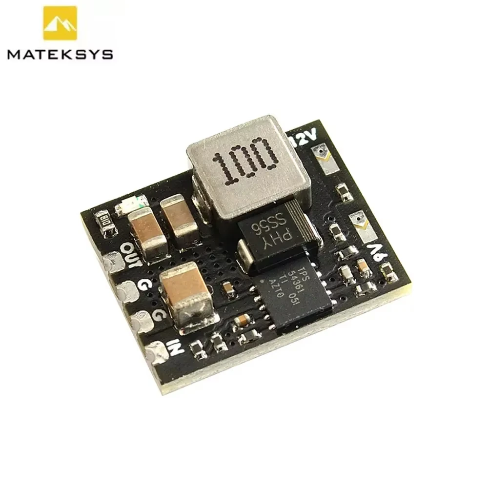 Mateksys Micro BEC Step-Down Regulator Module 6-60V naar 5V/9V/12V-ADJ voor RC FPV Racing Drone