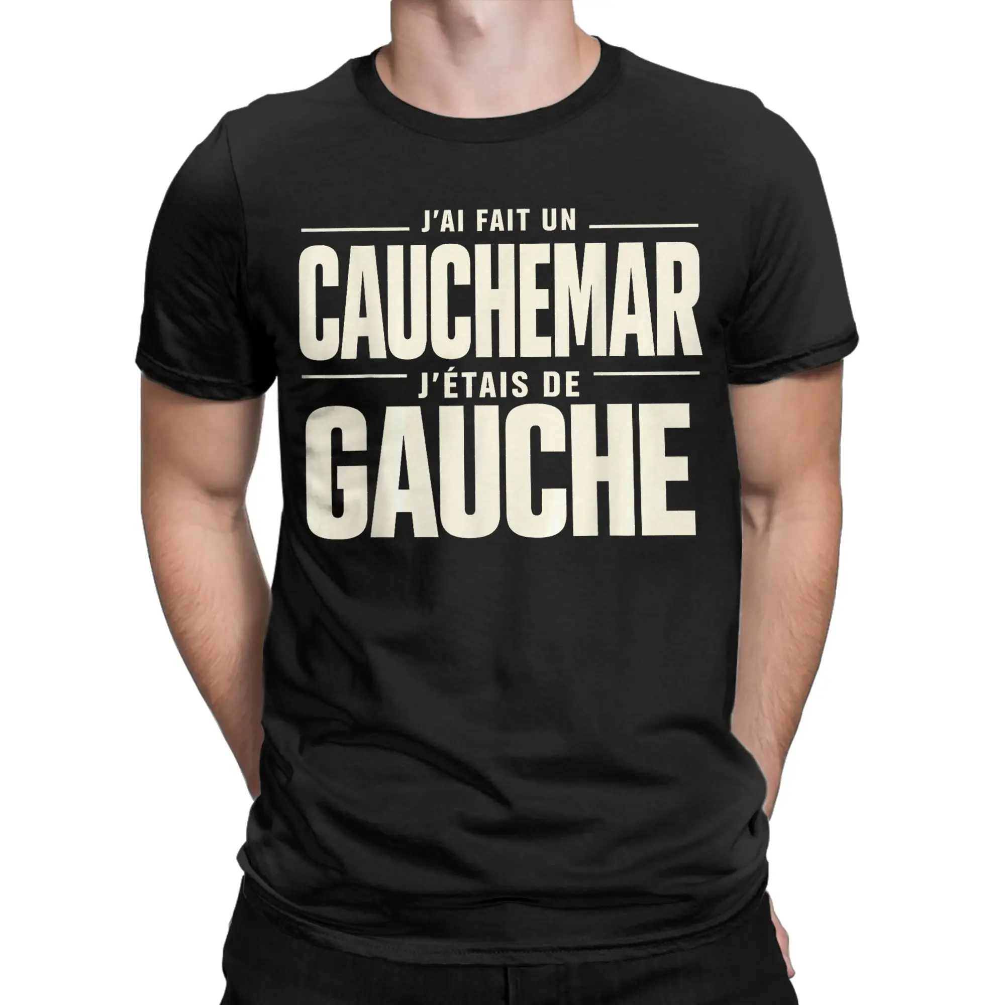Men T-Shirt France I Have Made A Nightmare I Was Left Awesome Cotton Tee Shirt Short Sleeve Humour T Shirt Crew Neck Clothes 6XL