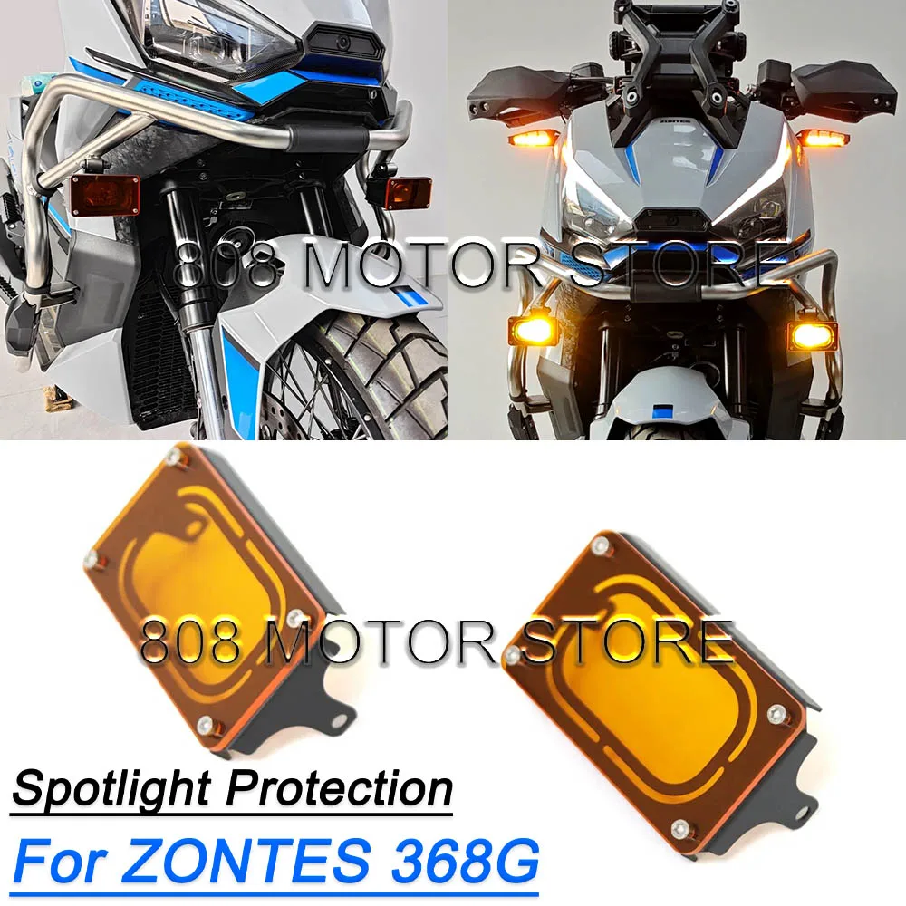

For Zontes zontes 368G 368g Motorcycle Accessories Spotlight Protection Cover