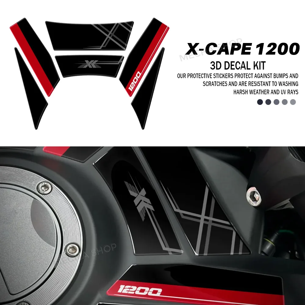 Adesivo de Proteção Superior para Tampa de Combustível Moto Morini X-cape 1200 2026, Acessórios para Motocicleta, Decalque Gráfico em Resina 3D à Prova d'Água