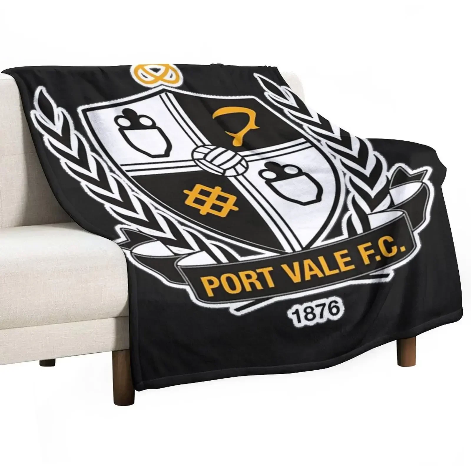 

Port vale Throw Blanket Decorative Throw halloween Flannel Blankets