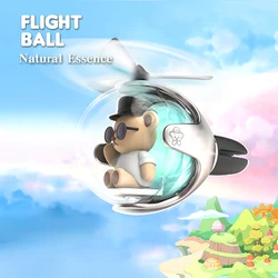 Cartoon helicopter pilot series Car Air Freshener perfume Automobile Interior Perfume Clip Fragrance Ornament Car Accessories