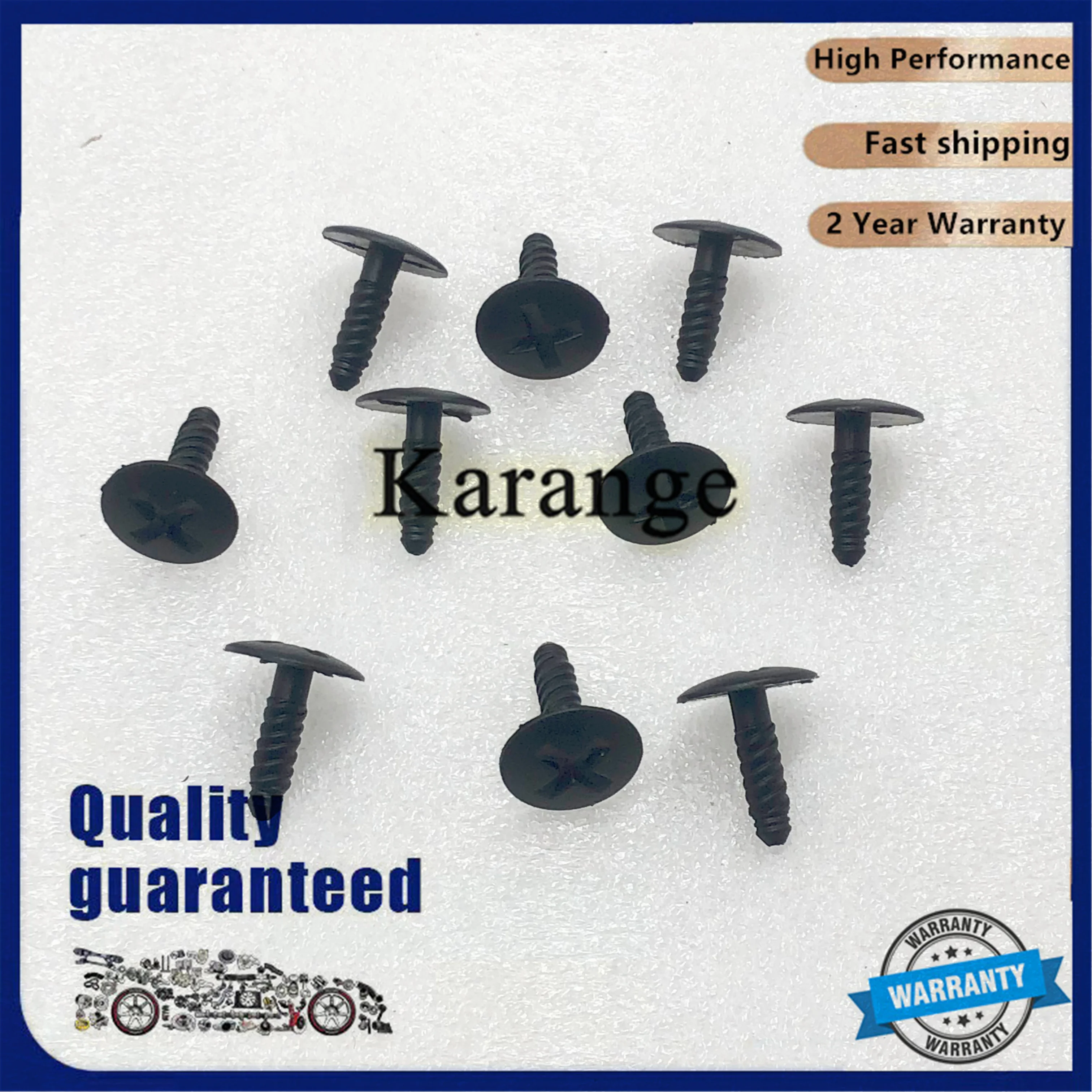 10x 7H0915450 for VW Volkswagen T5 Transporter LT Headlight Engine Battery Grille Cover Screws New