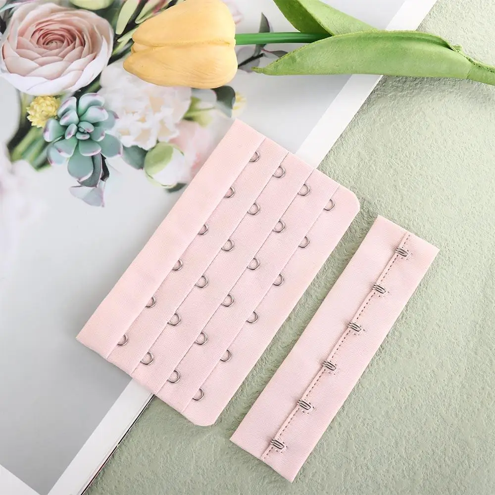 Women Lingerie Strap For Bra 4 Rows 6 Hook With Buckle Bra Extenders Lingerie Strap Intimates Accessories Bra Extenders Strap