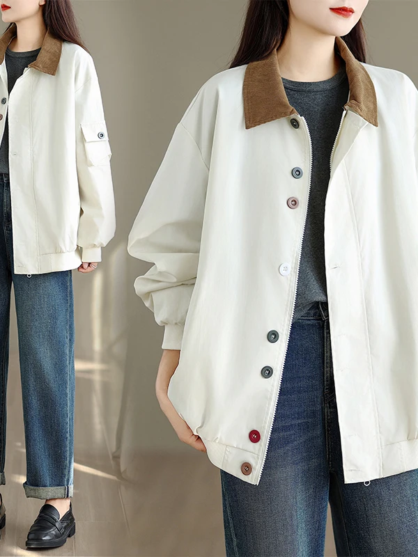 

Casual Large Size Women's Jaet Sli Versatile Age-Defng Personali Workwear Coat Open Cardigan Long Sve Winter Out...