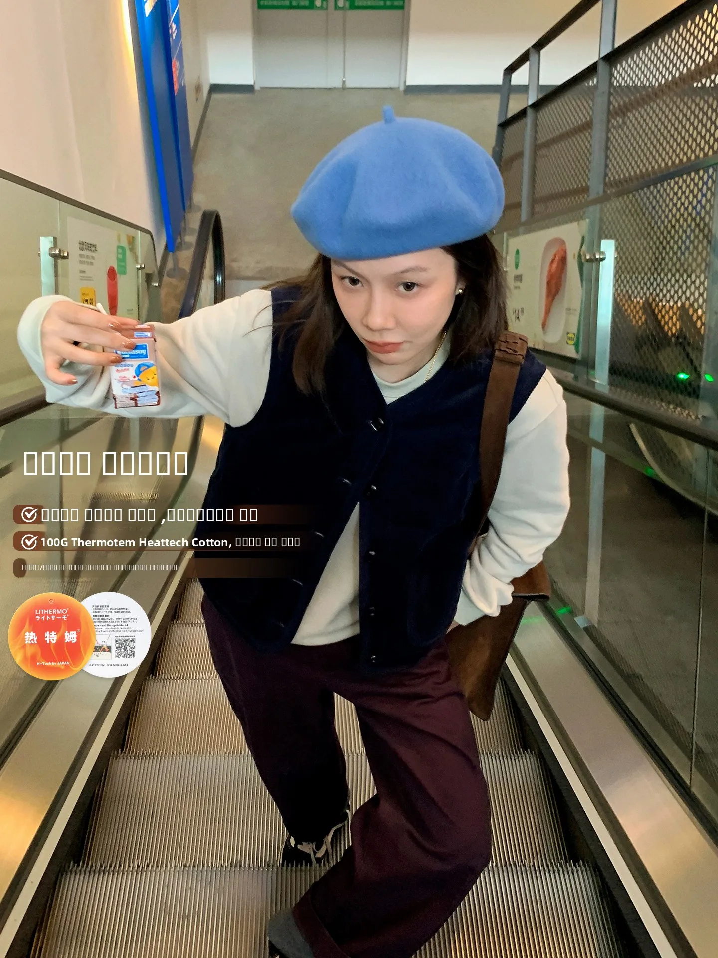 

Retro Sle Women's Cotton Flannel Jaet Warm Casual Outerwear Vest by Libelin Sisy New Arrival for Autumn Winter