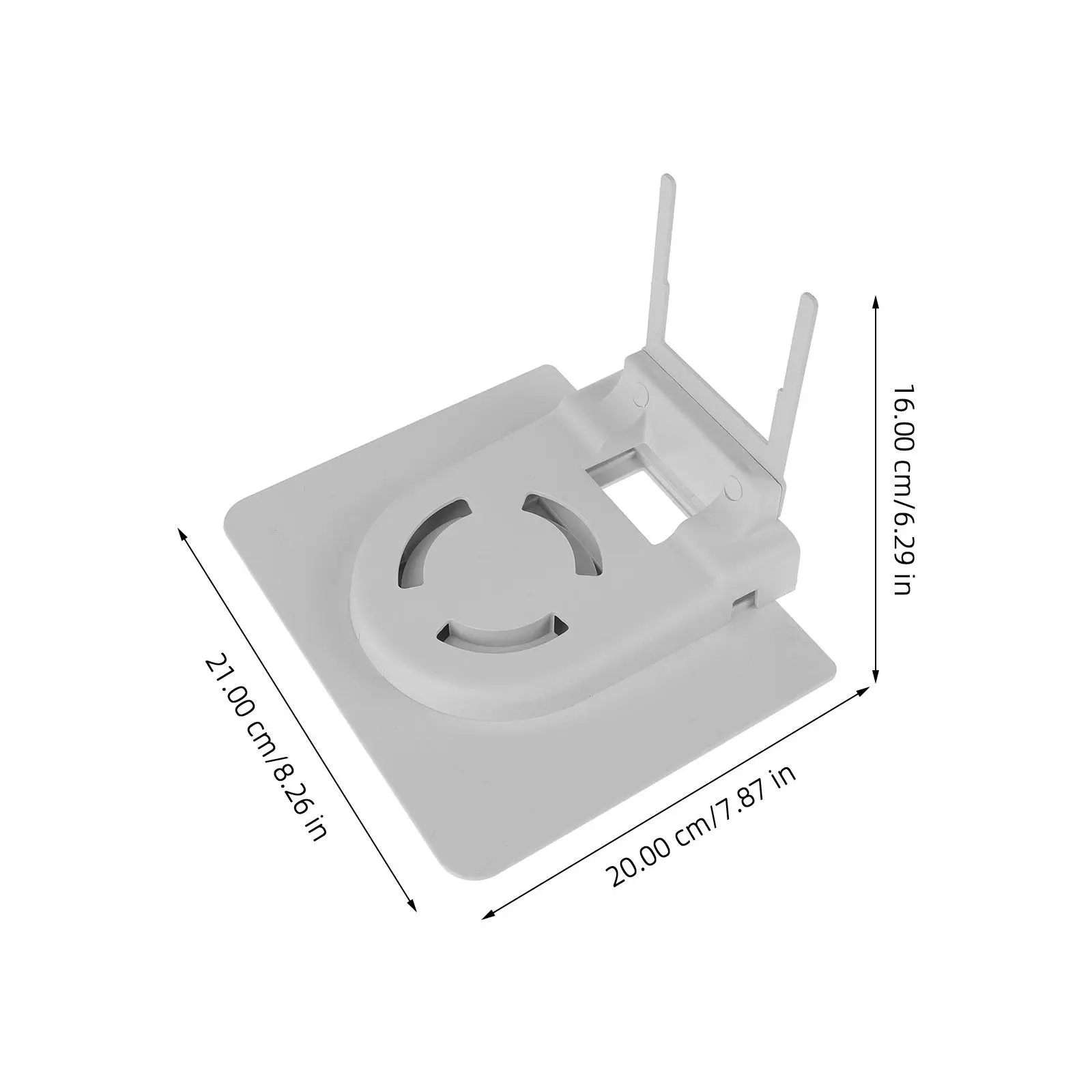 Detachable Outlet Storage Shelf Wall Mount No Drilling Floating Rack for Router Camera Charging Cables Living Room Bedroom - view 6