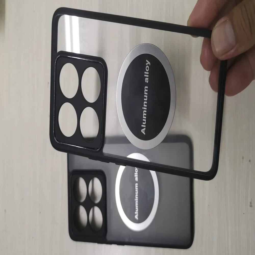 Xiaomi Mi 15T Pro用ケース ハードPC 透明 マグネット式 保護バックカバーケース Xiaomi Mi 15T Pro用スマホシェル