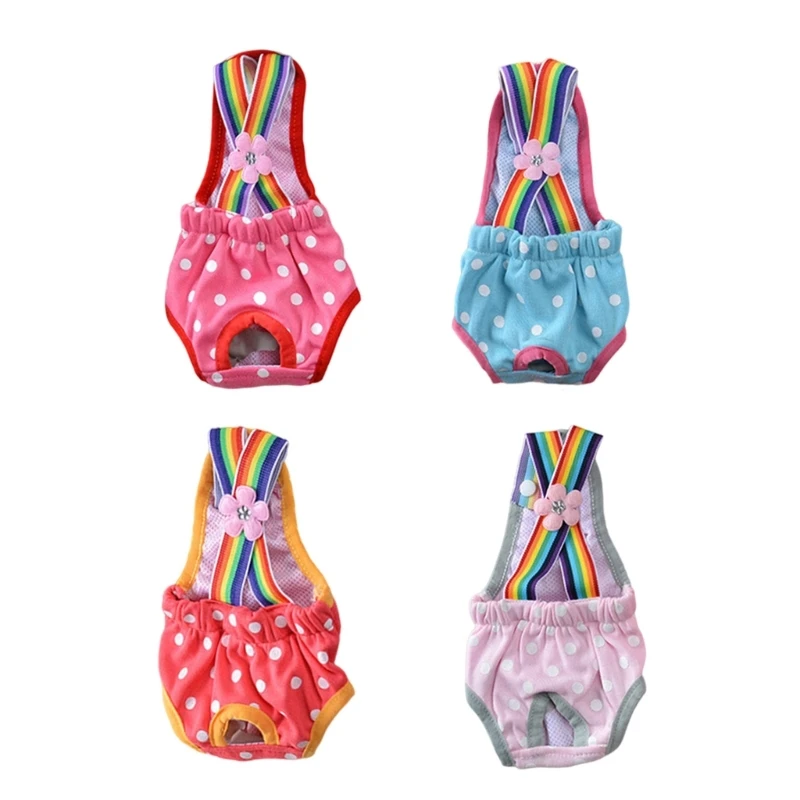 Dog Suspenders Diaper Sanitary Panties for Girl Female Dog Physiological Pantie Small Dog Period Briefs Shorts