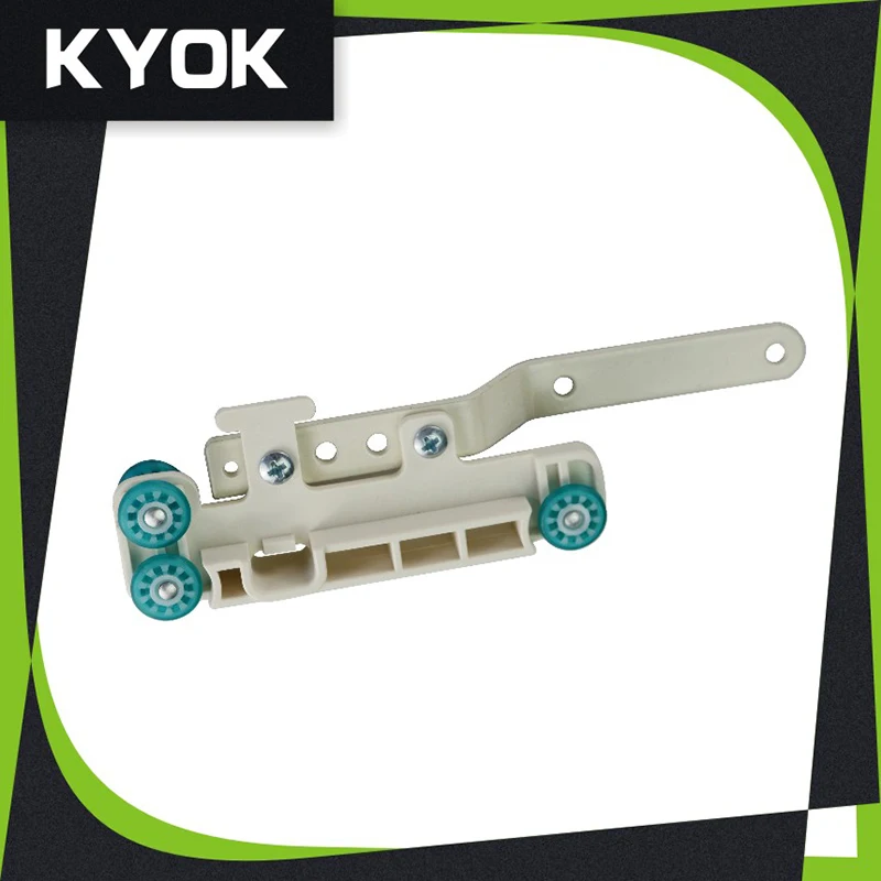 Braket Ekstensi Rel Gorden Warna Putih, Glider Rel Gorden Plastik dengan Pengait