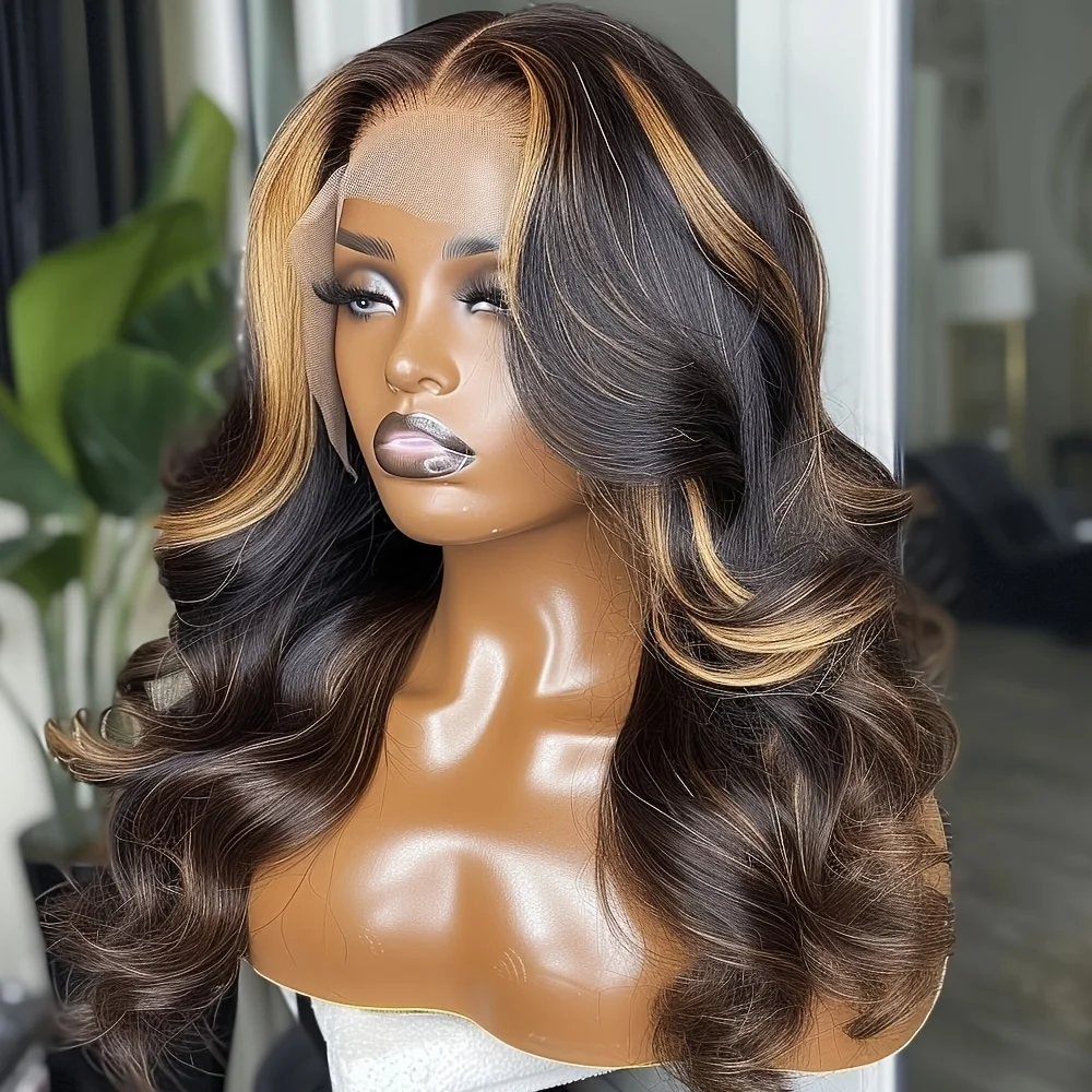 لينة 5x5 الحرير قاعدة تسليط الضوء على شقراء الطبيعية الجسم موجة غلويليس باروكة من شعر طبيعي يهودي شعر الطفل HD الدانتيل الشعر الأوروبي قبل قطعها