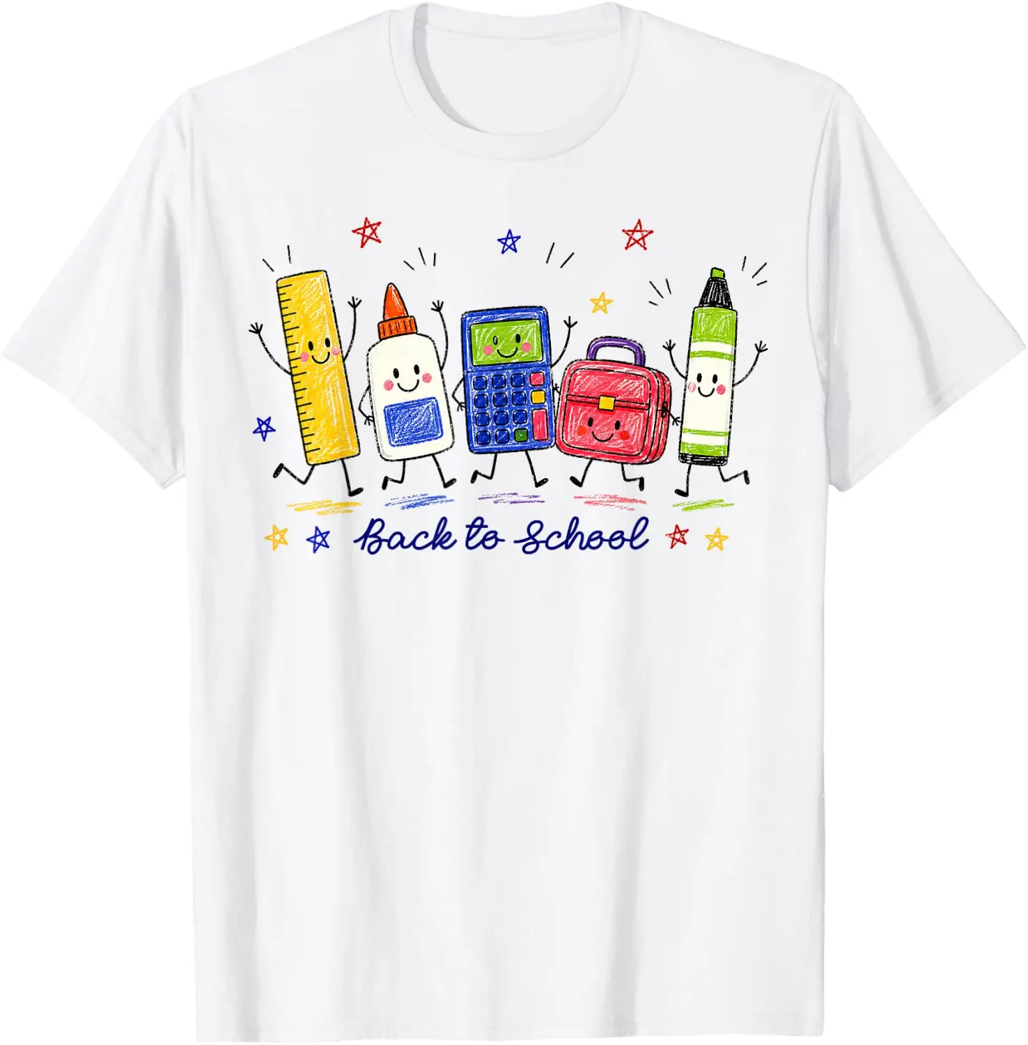 Cute Summer Kids T-Shirt for Back to School