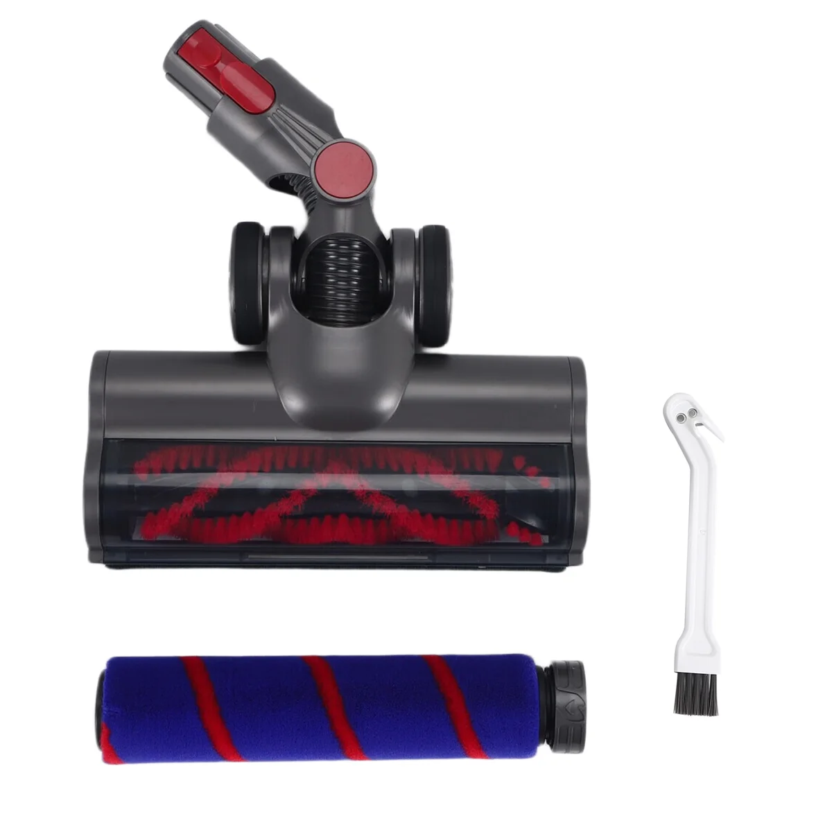 نوعية ل دايسون V7 V8 V10 V11 V15 المكانس الكهربائية مع استبدال فرشاة دوارة ناعمة بار LED المصابيح الأمامية فرشاة الأرضية إرفاق