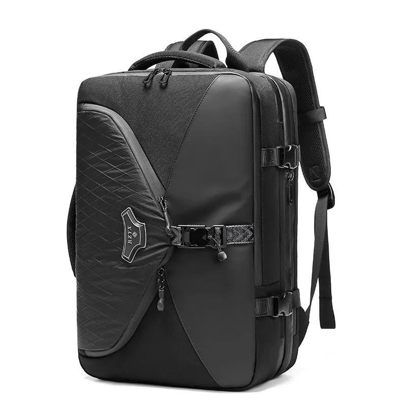 

External USB charging port,large-capacity expandable men's backpack,carry-on business waterproof travel bag,mochila hombre