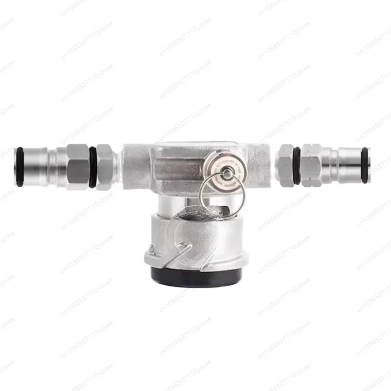 

304 Stainless Steel D/S-Type Keg Coupler - European & American Style Beer Tap Connector with Ball Lock Quick Disconnect