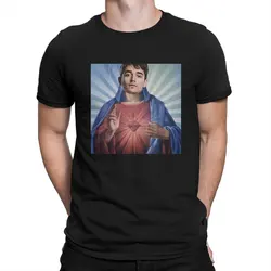 Men's T-Shirt F1 Ferrari Charles Leclerc Jesus Vintage Cotton Tee Shirt Short Sleeve Leclercs Jesus T Shirts O Neck Tops