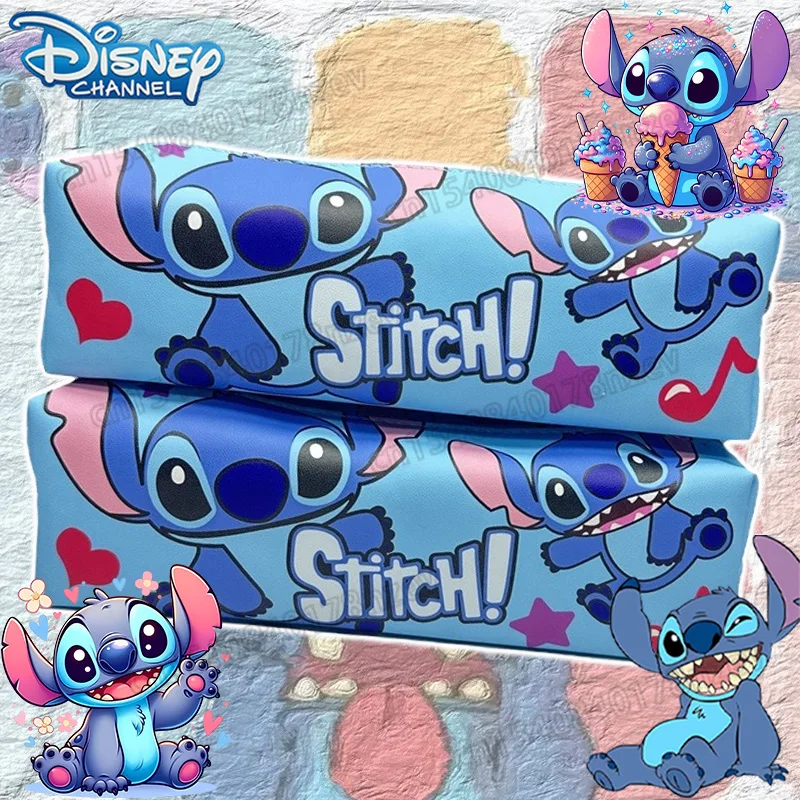 

Cute Disney Stitch Pencil Bag Students Cartoon Figure Stationery Storage Bag for Kids School Supplies Kawaii Pen Case Prize Gift