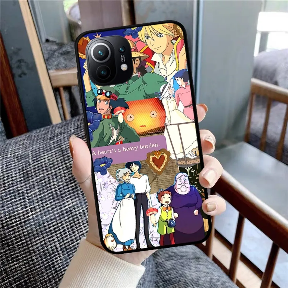 ภาพยนตร์ Howls Moving Castle-Howl เคสโทรศัพท์สําหรับ Xiaomi Mi 5X8 9 10 11 12 Lite Pro 10T PocoX3pro PocoM3 หมายเหตุ 10 Pro Lite