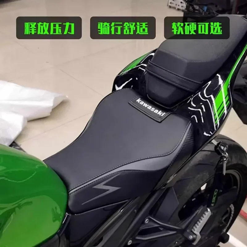 Cuscino per sedile moto per Kawasaki Z900 modificato per aumentare il cuscino Z900SE da 3 cm in pelle confortevole impermeabile e antiscivolo