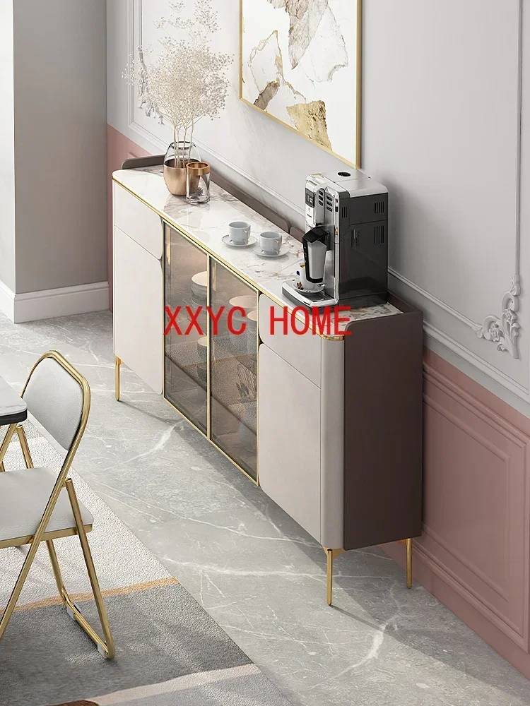 

Italian Minimalist Stone Plate Narrow 30cm Modern Simple and Light Luxury 0 High-End Mid-Ancient Cabinet