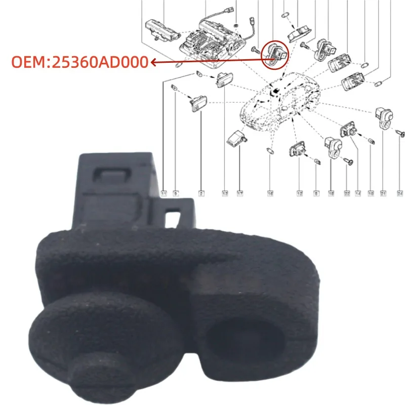 

25360AD000 For Renault imported Koleos door light switch door sensor switch door lighting switch