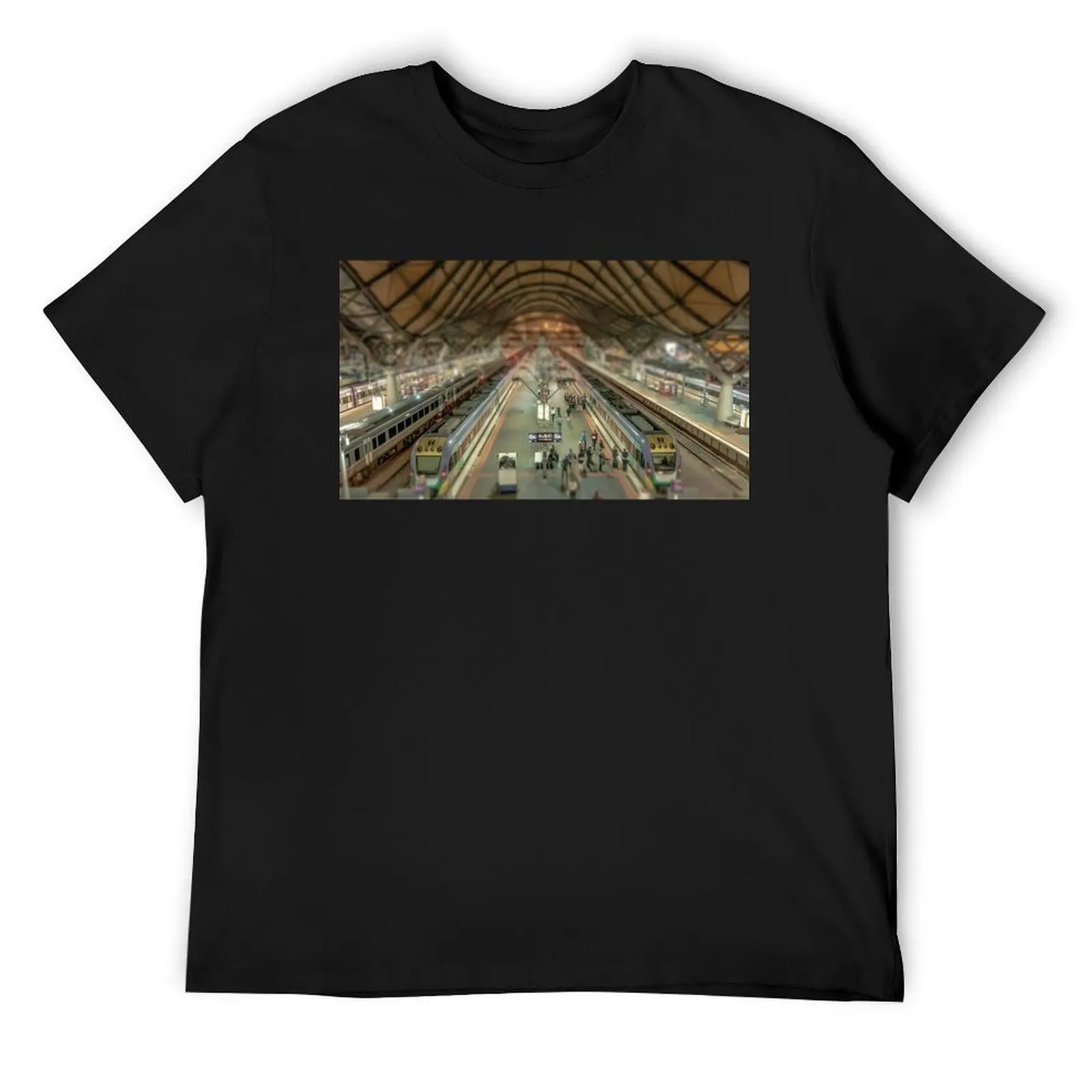 Southern Cross Station Tiny Town T-Shirt quick drying anime t shirts vintage graphic tee summer clothes men clothing