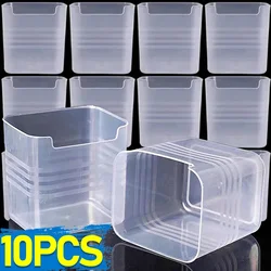 Refrigerator Organizer Bins Food Sort Storage Box Transparent Seasoning Storage Fresh Containers Home Kitchen Storage Racks Jars