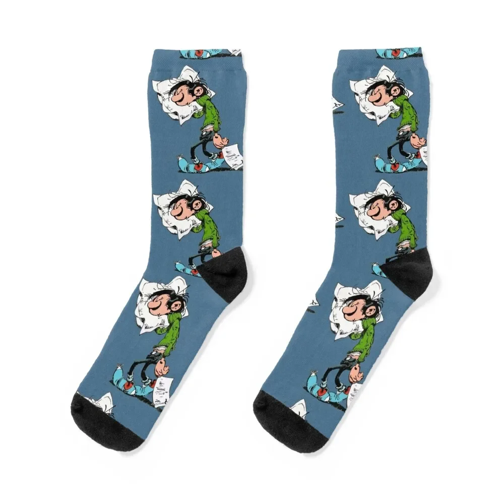 

Gaston Goof with Pillow Socks gift japanese fashion moving stockings Socks For Women Men's