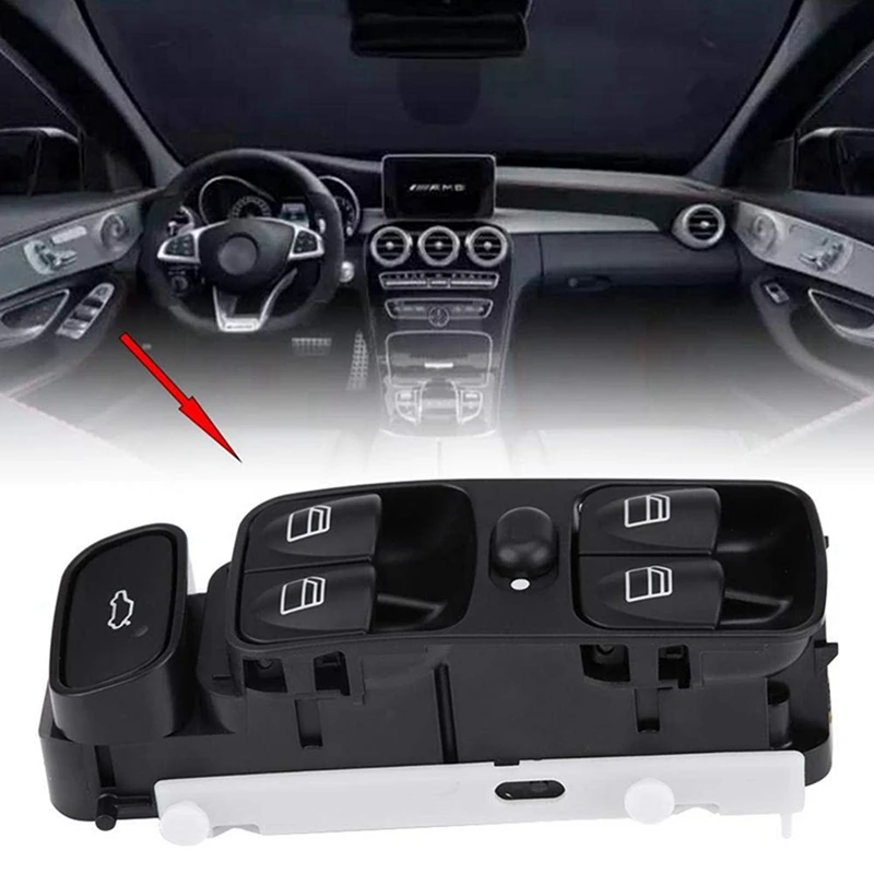 2X A2038200110 A2098203410 Power Control Window Switch Button For MERCEDES C CLASS W203 C180 C200 C220 A2038210679