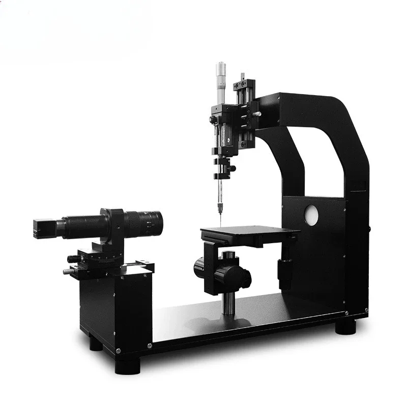 Contact angle measuring instrument, portable automatic contact angle measuring instrument