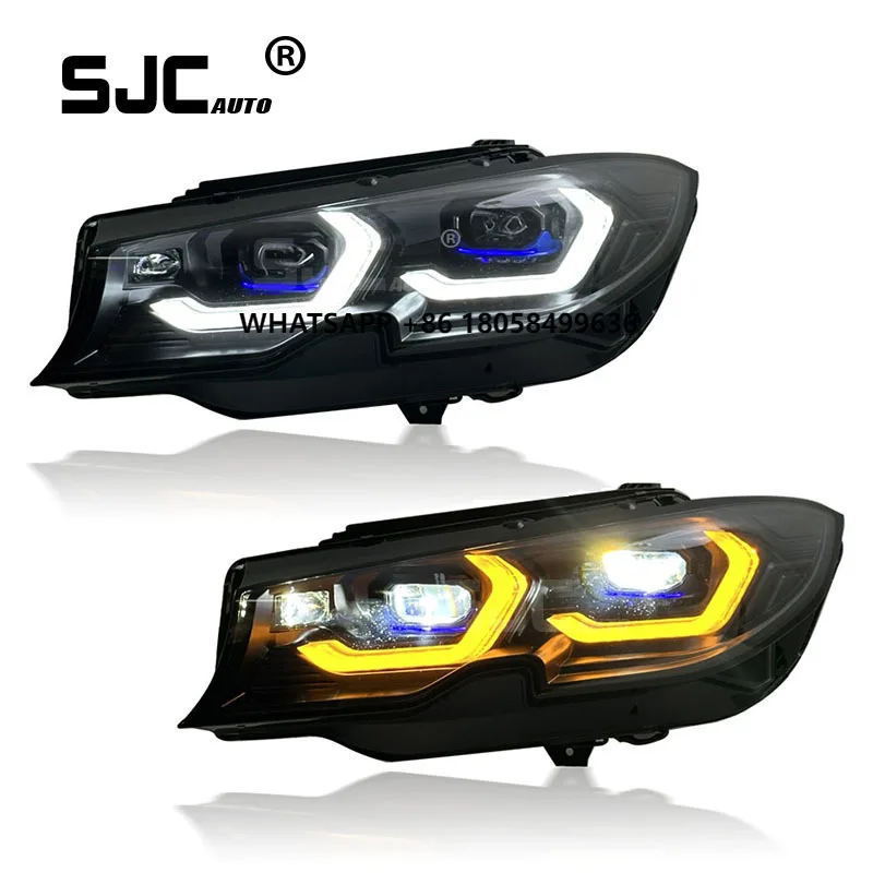 

SJC Auto High Brightness Lighting System LED Headlight for BW G20 G28 Lasr New Design Head Lamp Modified Front Light