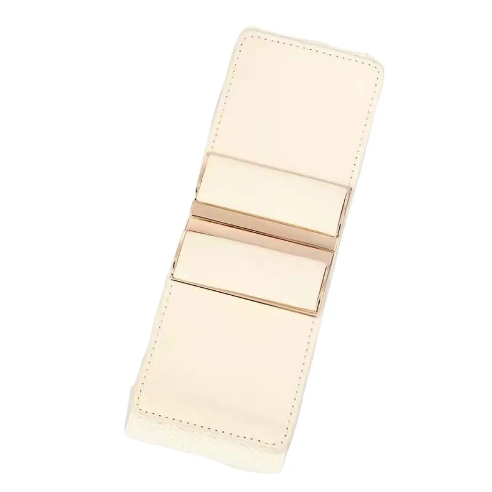 

Полезная металлическая пряжка, эластичные широкие ремни, однотонный эластичный пояс, удобный ремень для платья, аксессуары для пальто