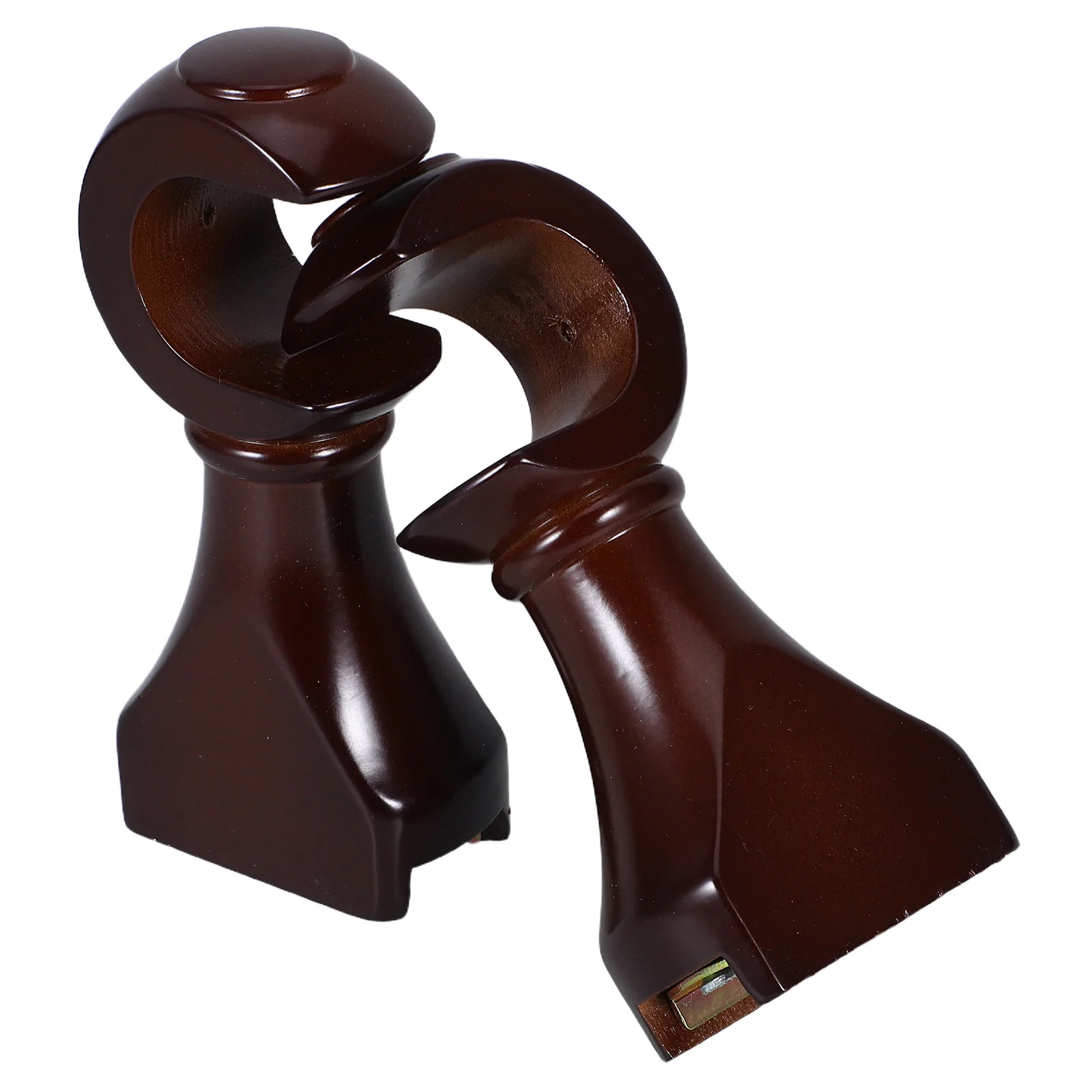 

2Pcs Wood Curtain Pole Brackets Heavy Duty Design for Various Rooms Elegant and Heavy Duty Curtain Brackets