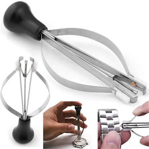 Imagen 2 del producto Prensador de manecillas de reloj, extractor de agujas de reloj, herramienta de extracción de ajuste, herramienta de reparación de relojes, Kit de accesorios de relojero