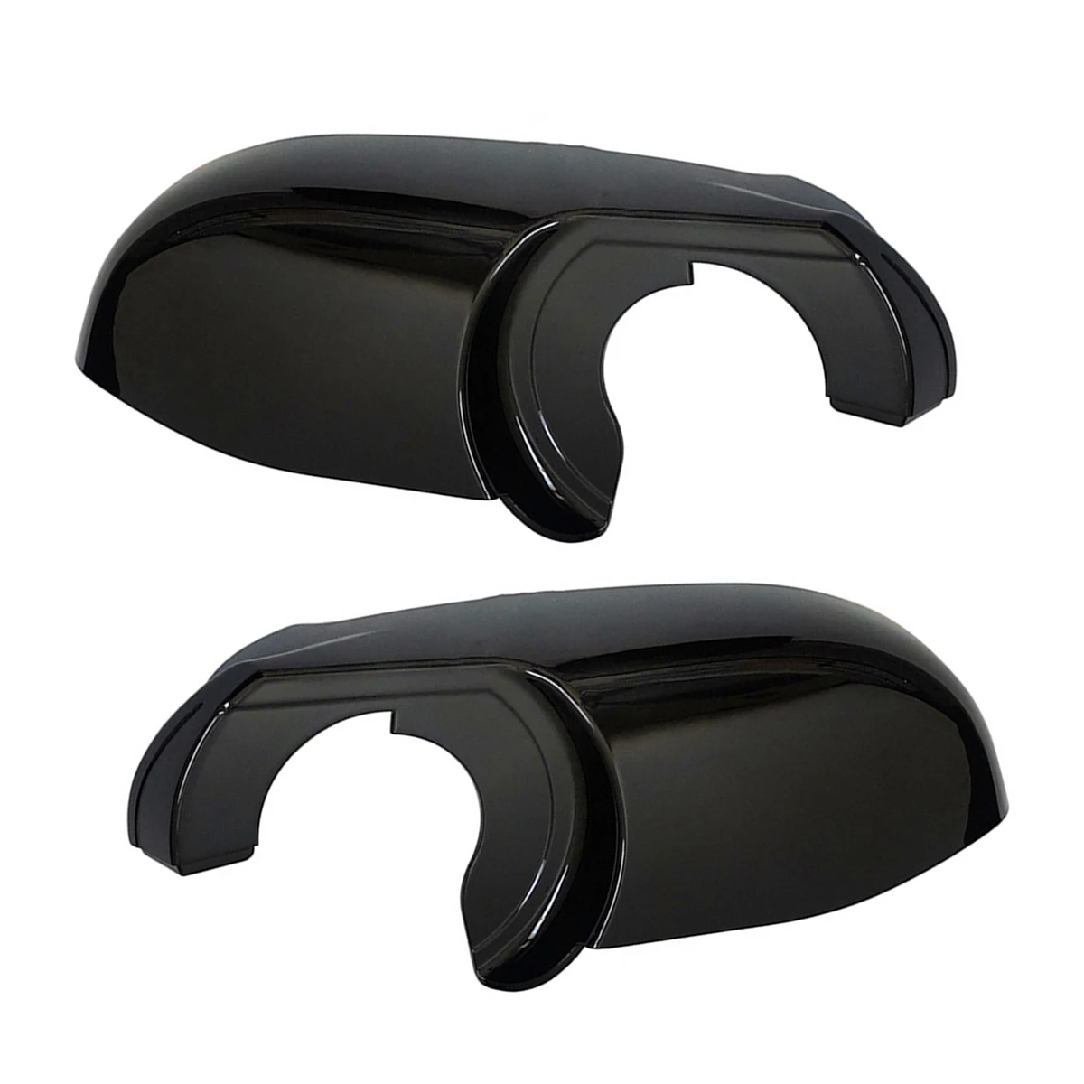 2Pcs for -BMW X3 F25 X4 F26 X5 F15 X6 F16 2014-2018 Car Left Side Black Rearview Mirror Bottom Lower Holder Cover