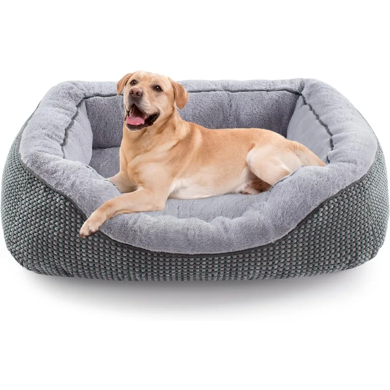 Medium Dog Beds for Medium Dogs Washable, Rectangle Dog Bed Medium Size Dog, Orthopedic Dog Bed, Warming Soft