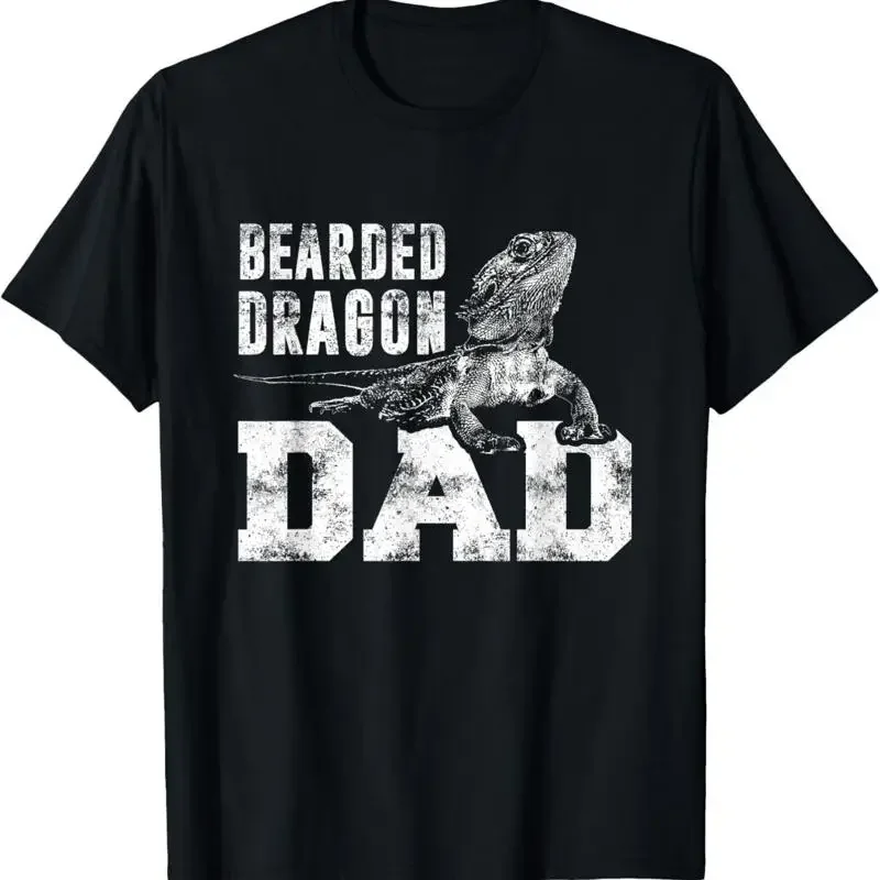 Just a Men Who Loves Bearded Dragons Dragon Dad T Shirt