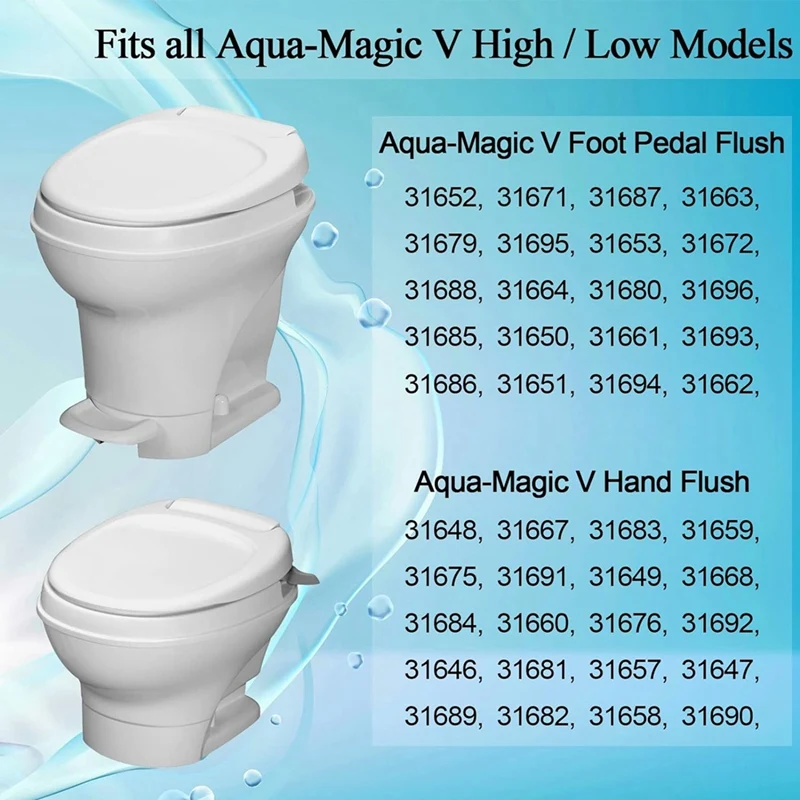 ABKO-RV طقم صمامات المرحاض 31705 لأجزاء المرحاض Aqua Magic V 31688 31687