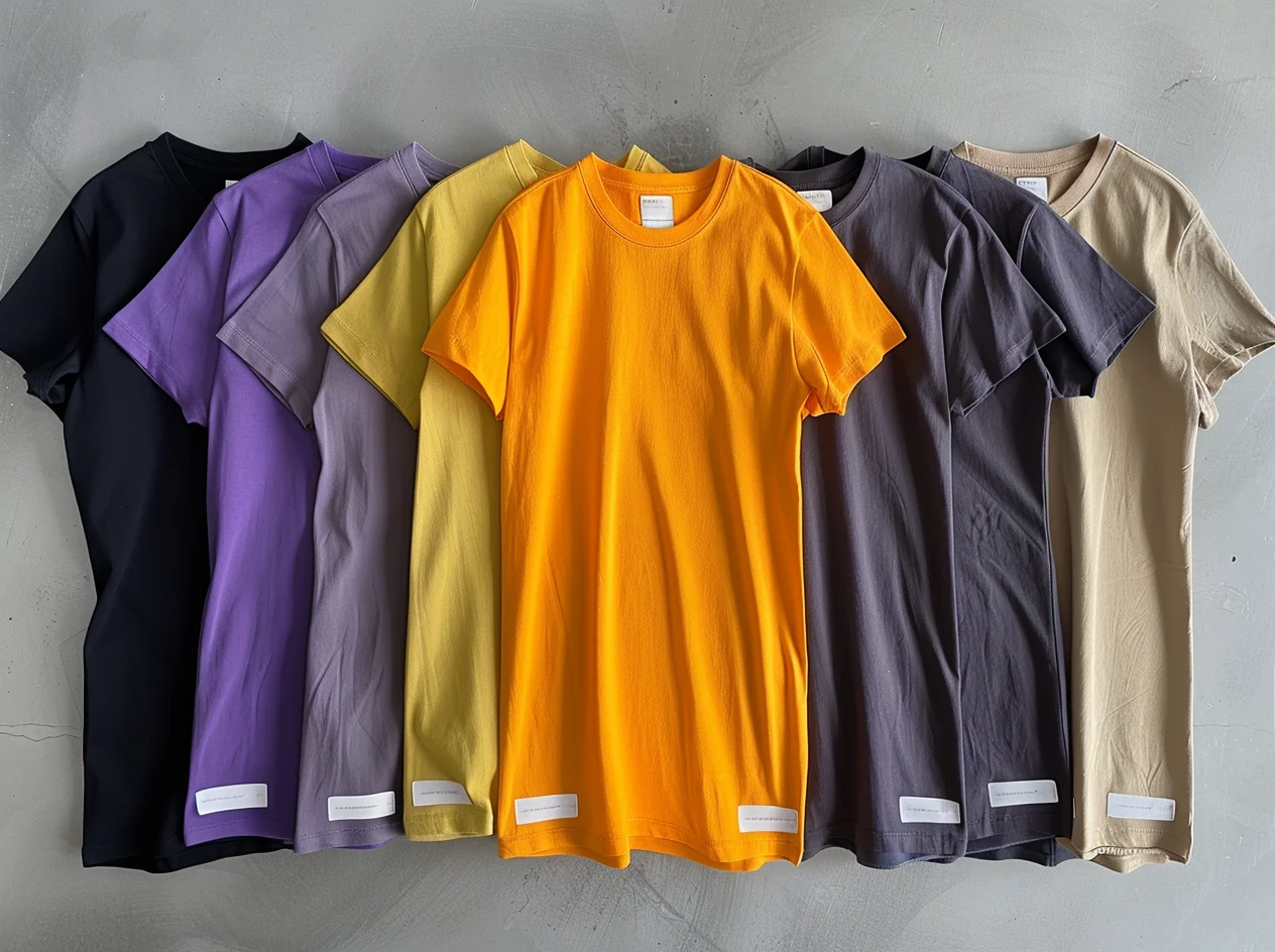 20 solide Farben T-shirts Herren Kurzarm Mode Marke Trend 180gsm Weiß Schwarz Kleidung Tees Frau Angepasst Produkte Sommer