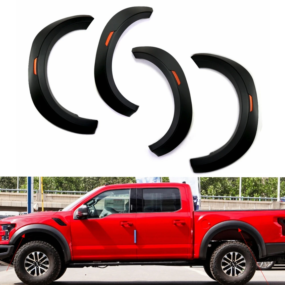 

ROLFES Car Fender Flare Mudguards Wheel Brows For Ford F-150 F150 2015-2020 Fenders Lip Kits Protective Cover Tuning Accessories
