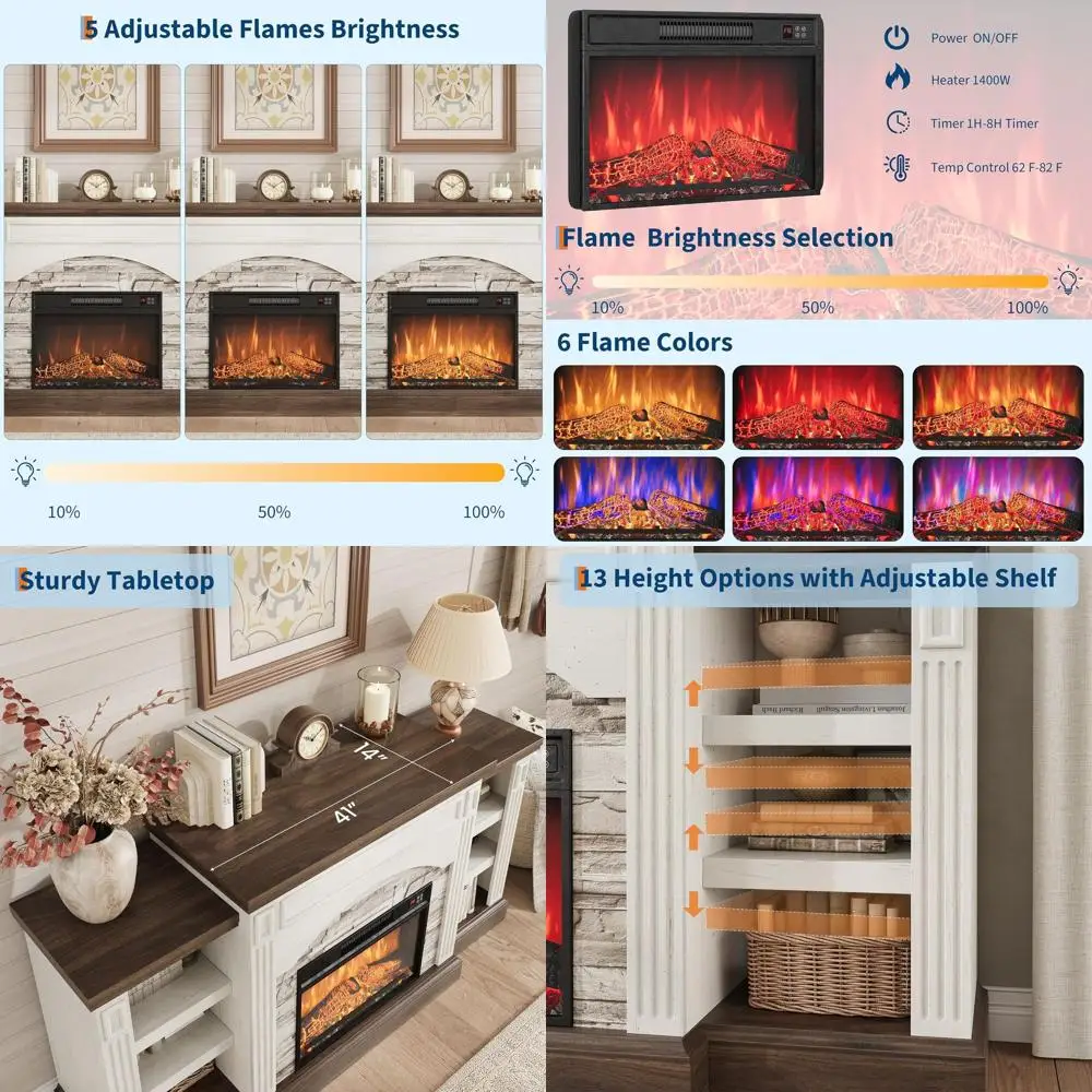 Walnut Finish Adjus…