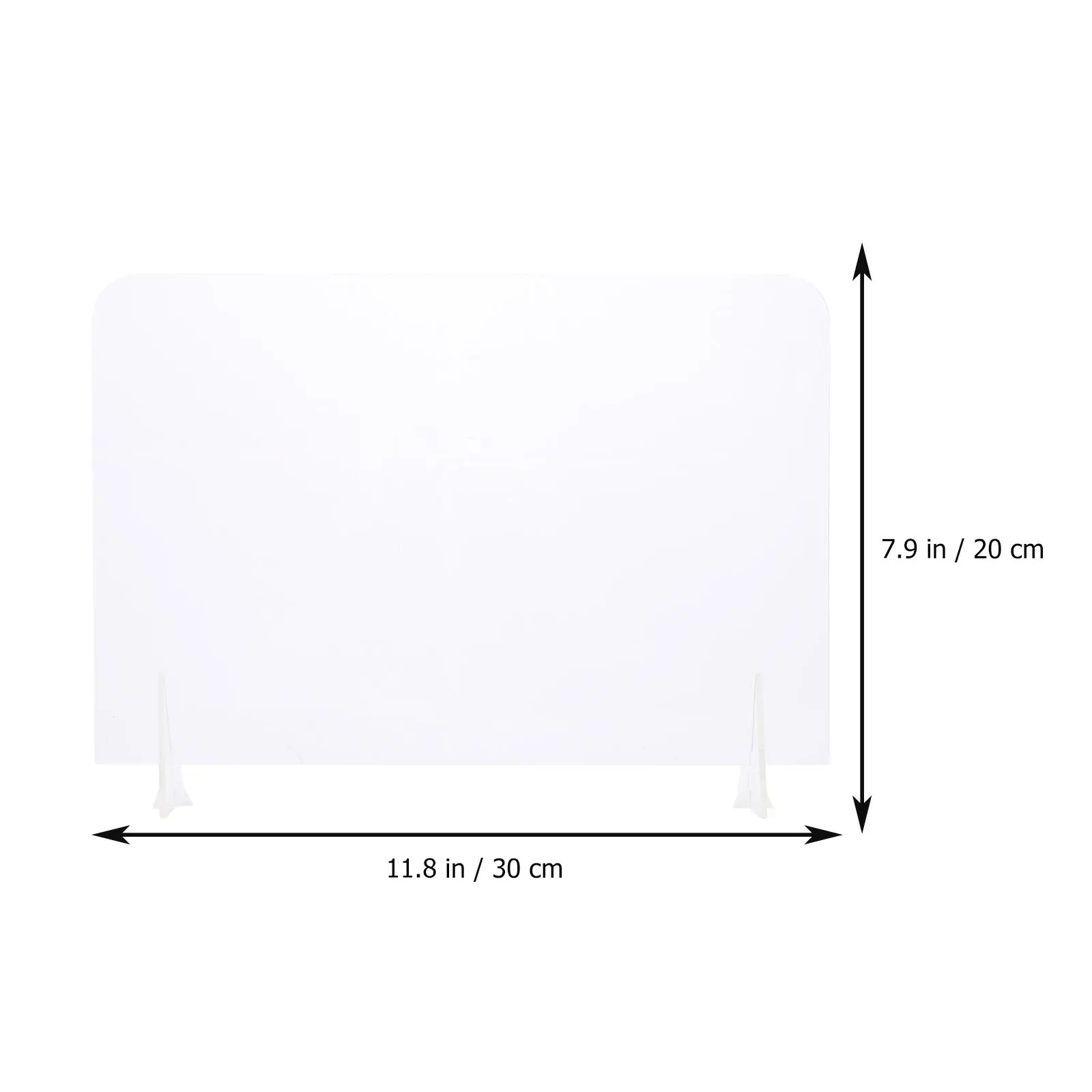 1 set 1 Set Of Acrylic Memo Desktop Message Clear Dry Erase Writing Board For Home Office School Tabletop Note Board With Pen