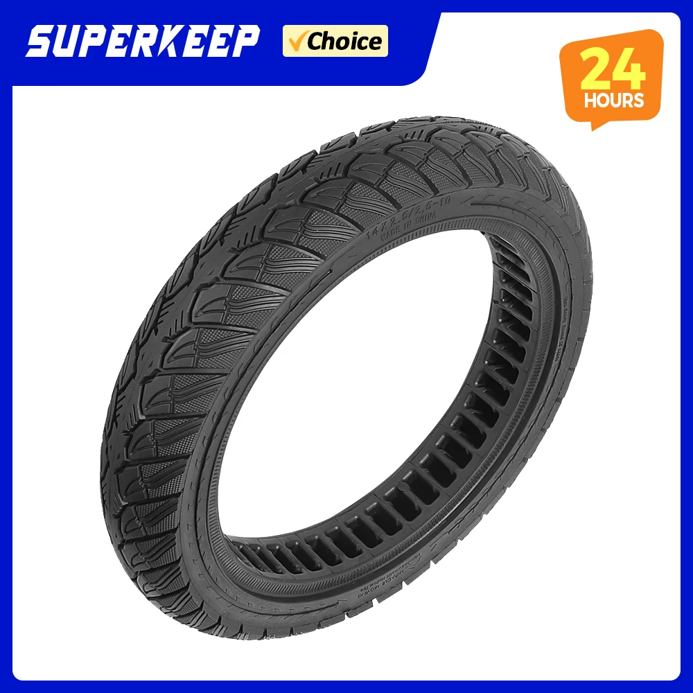 

14X2.50 Electric Bike Solid Tire Wear Resistant Explosion Proof Tyre Durable 14inch Tire for Electric Vehicle Without Inner Tube