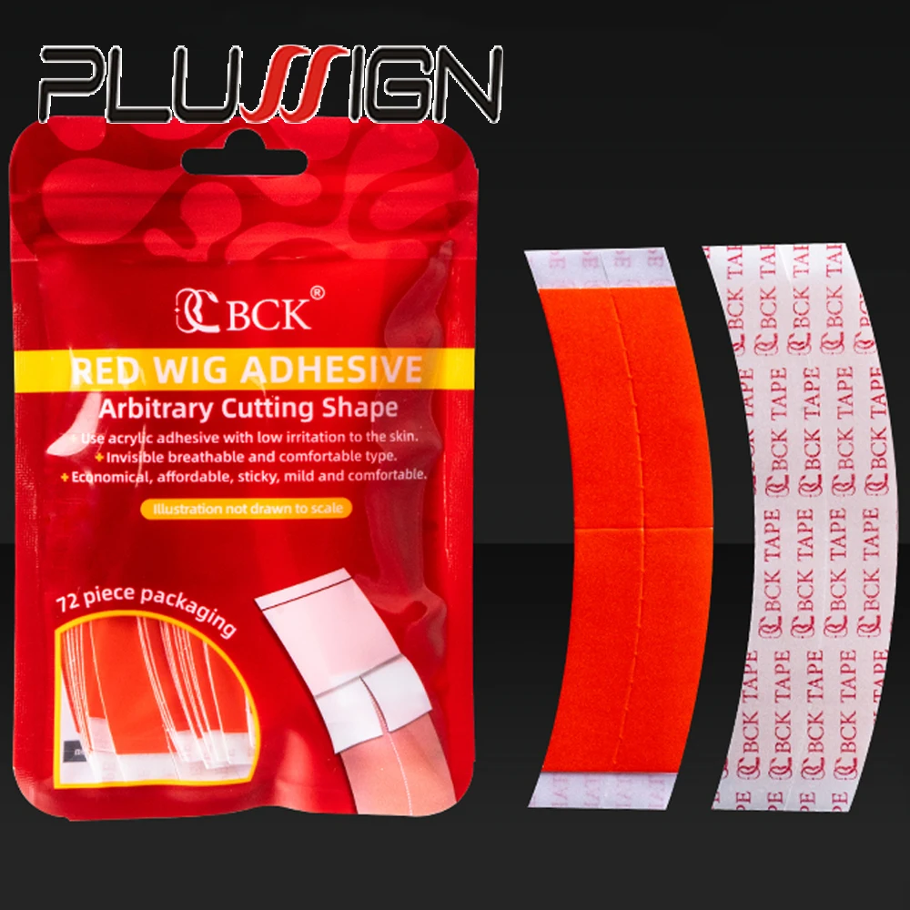 

Blue Grid Wig Tape Super Hold Toupee Replacement Adhesive Tape Double Sided Pu Material Lace Front Wig Tapes With Cutting Line