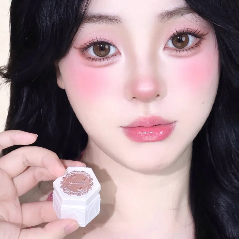 COLORROSE Cream Blush Makeup,Lightweight Natural Looking Blush for Cheeks Cream-to-Gel Blusher & Lip Tint