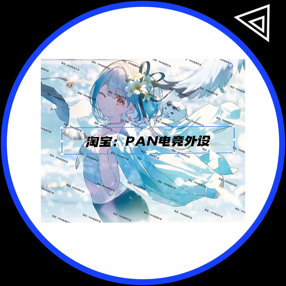 PAN Esports BaiBo Glass Mousepad Smooth and Speed Mouse Pad FPS Coating Full Coverage Primer For TTK APEX CSGO PC Gamer