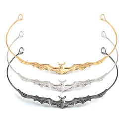 vintage gothic bat crown headbands metal animal hairband cosplay party tiara hair accessories jewelry headdress gifts