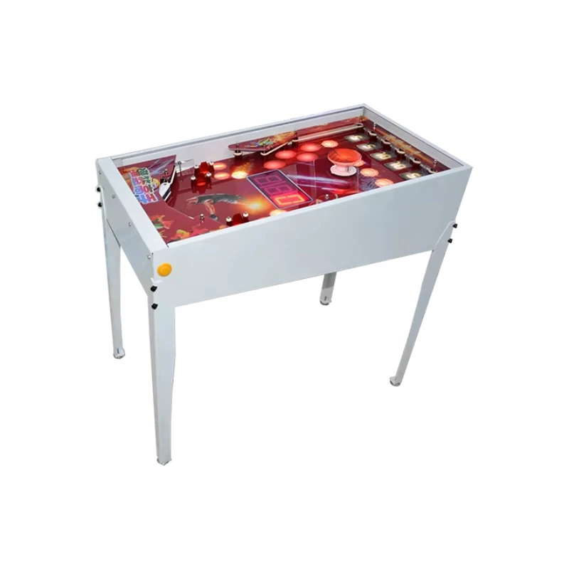 

Mechanical Pinball Machine Real Ball Pinball Game Machine for Kids Refund Ticket Capsule Toy and Cola Home Use Pinball Machine