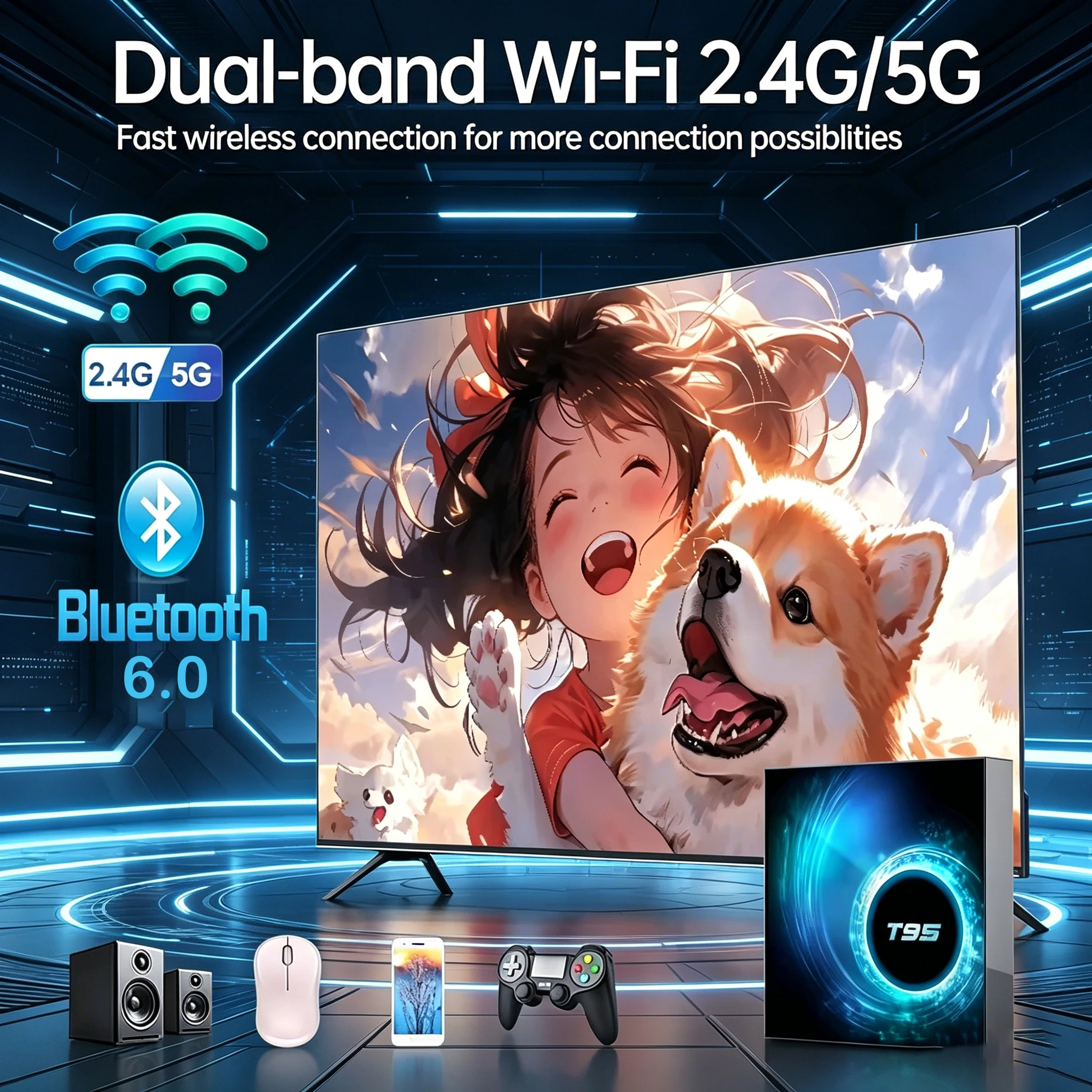 Boîtier TV intelligent Android - Home Cinema Youtube avis et prix